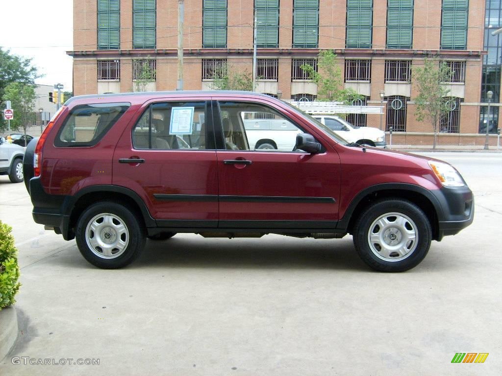 2006 CR-V LX 4WD - Redondo Red Pearl / Ivory photo #5