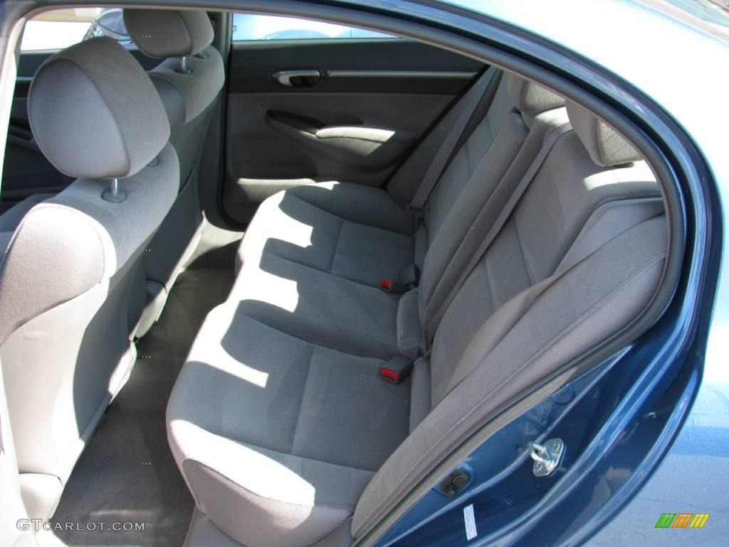 2007 Civic EX Sedan - Atomic Blue Metallic / Gray photo #8
