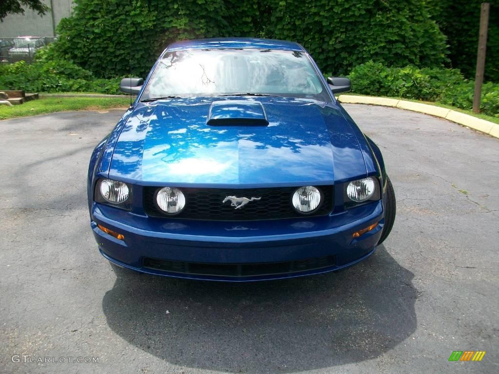 2007 Mustang GT Premium Coupe - Vista Blue Metallic / Light Graphite photo #8