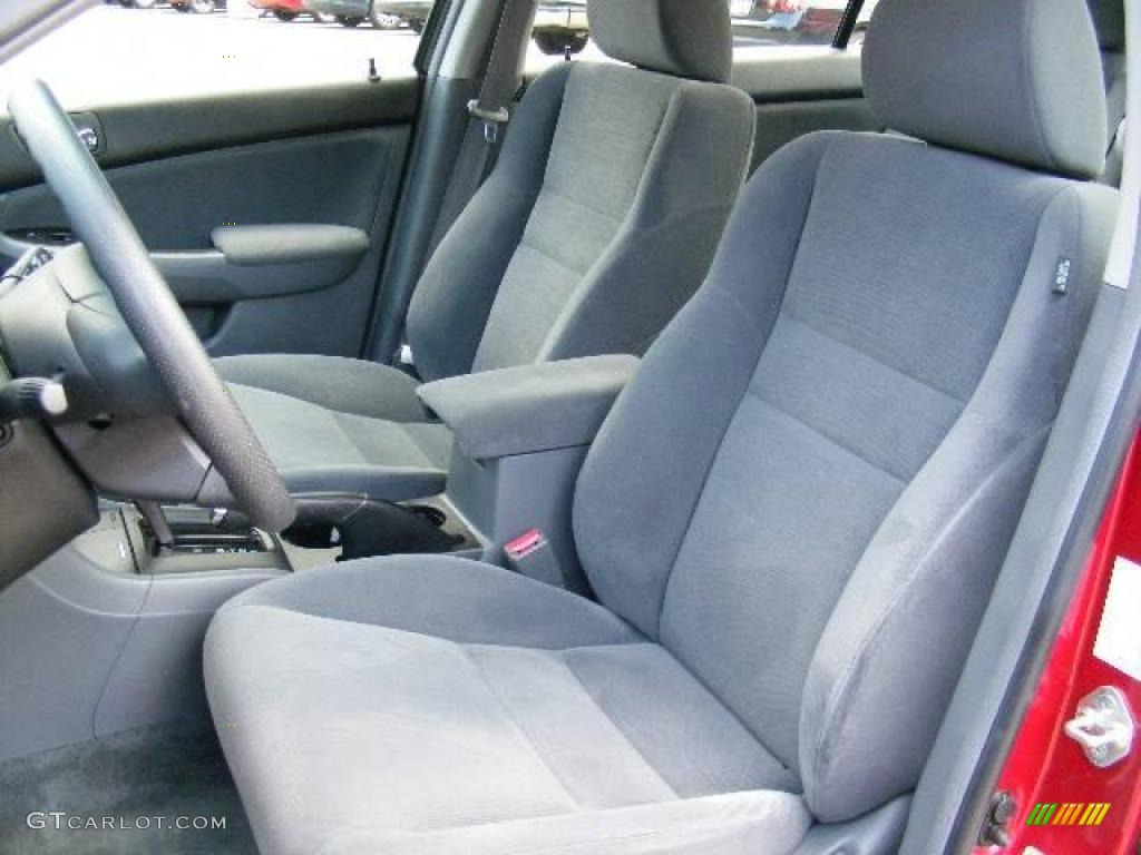2007 Accord SE V6 Sedan - Moroccan Red Pearl / Gray photo #9