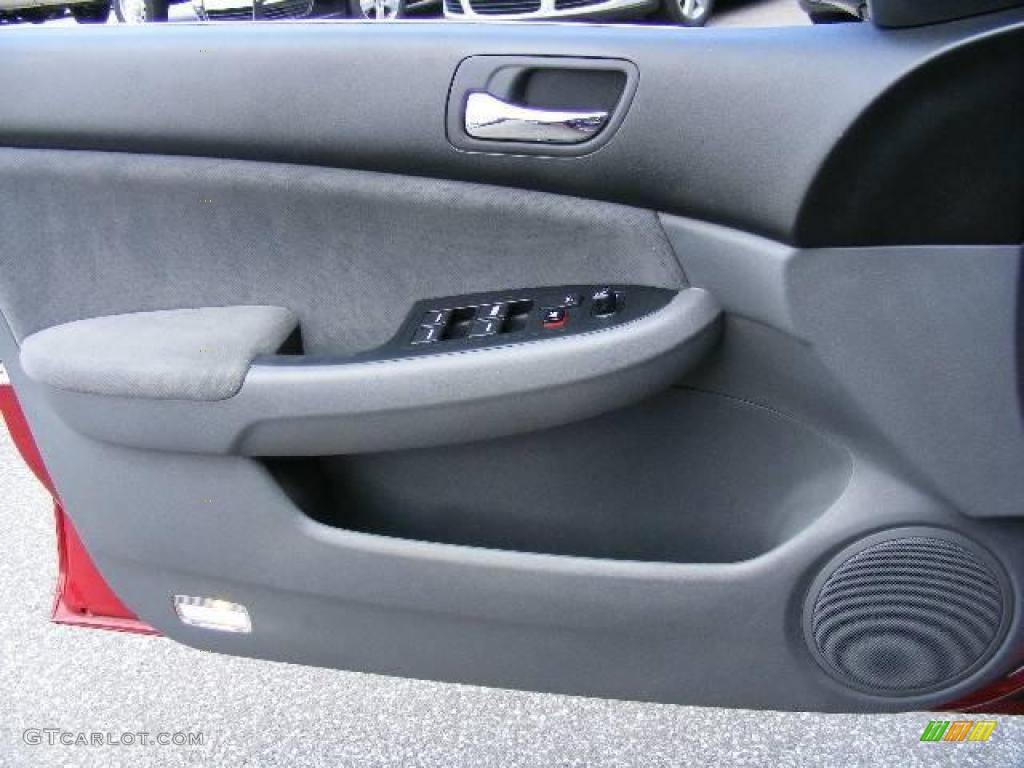 2007 Accord SE V6 Sedan - Moroccan Red Pearl / Gray photo #19