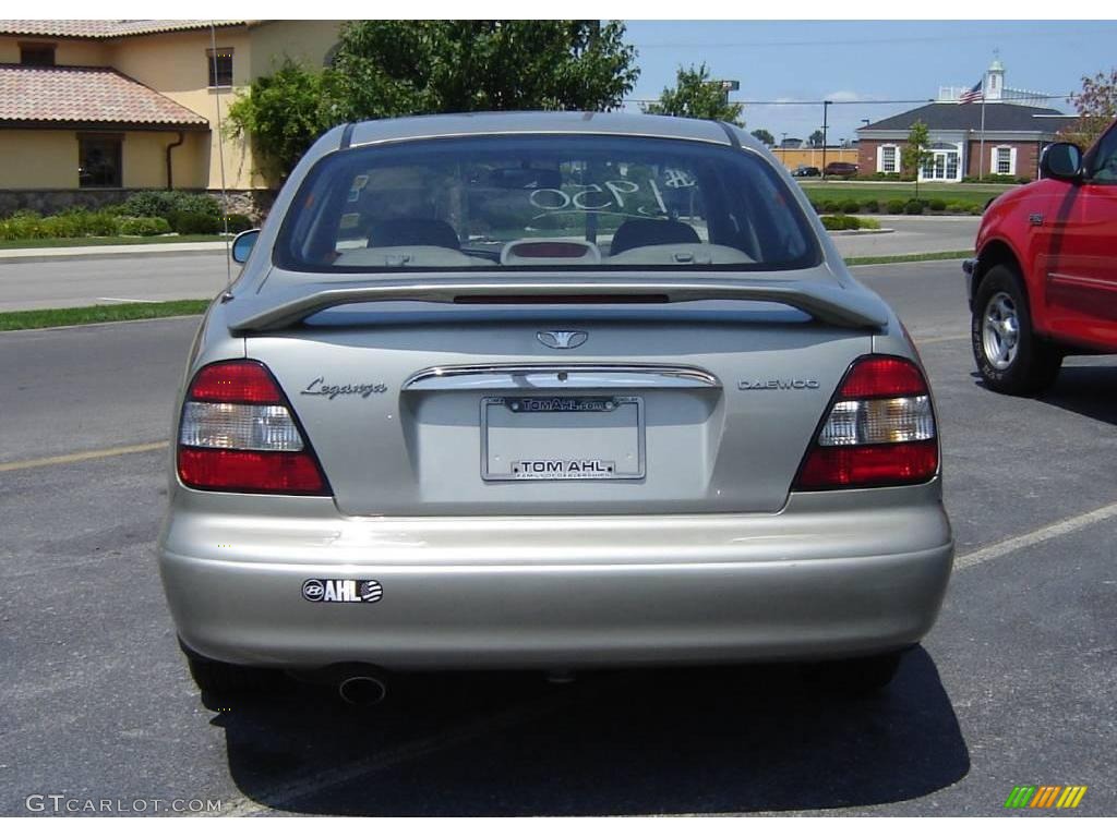 2001 Leganza SX - Olive Silver Metallic / Beige photo #4
