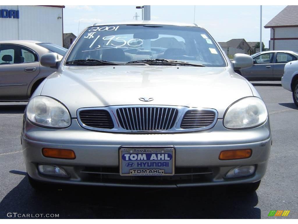 2001 Leganza SX - Olive Silver Metallic / Beige photo #7