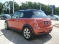 2006 Hot Orange Metallic Mini Cooper S Convertible  photo #5