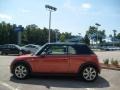 2006 Hot Orange Metallic Mini Cooper S Convertible  photo #6