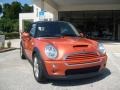 2006 Hot Orange Metallic Mini Cooper S Convertible  photo #9