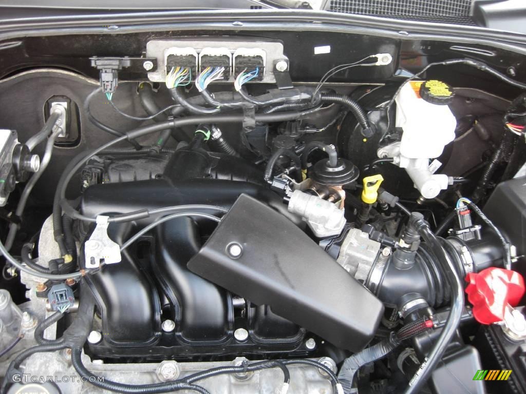 2008 Escape XLT V6 4WD - Black Pearl Slate Metallic / Stone photo #31