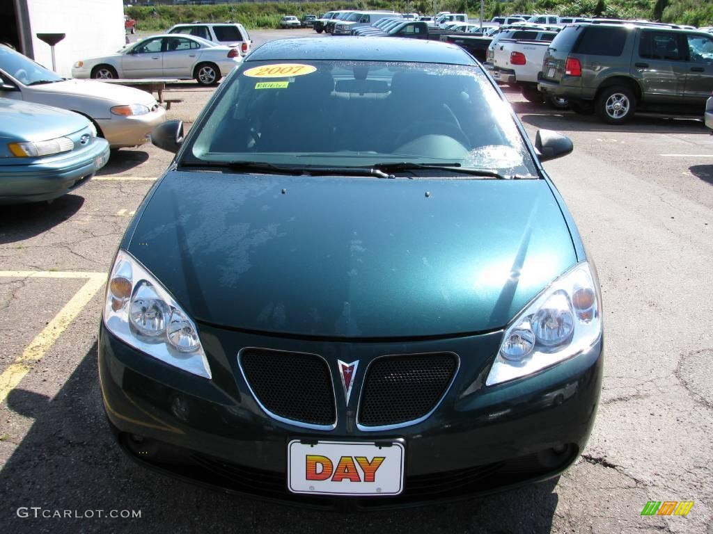 2007 G6 V6 Sedan - Emerald Green Metallic / Ebony photo #7