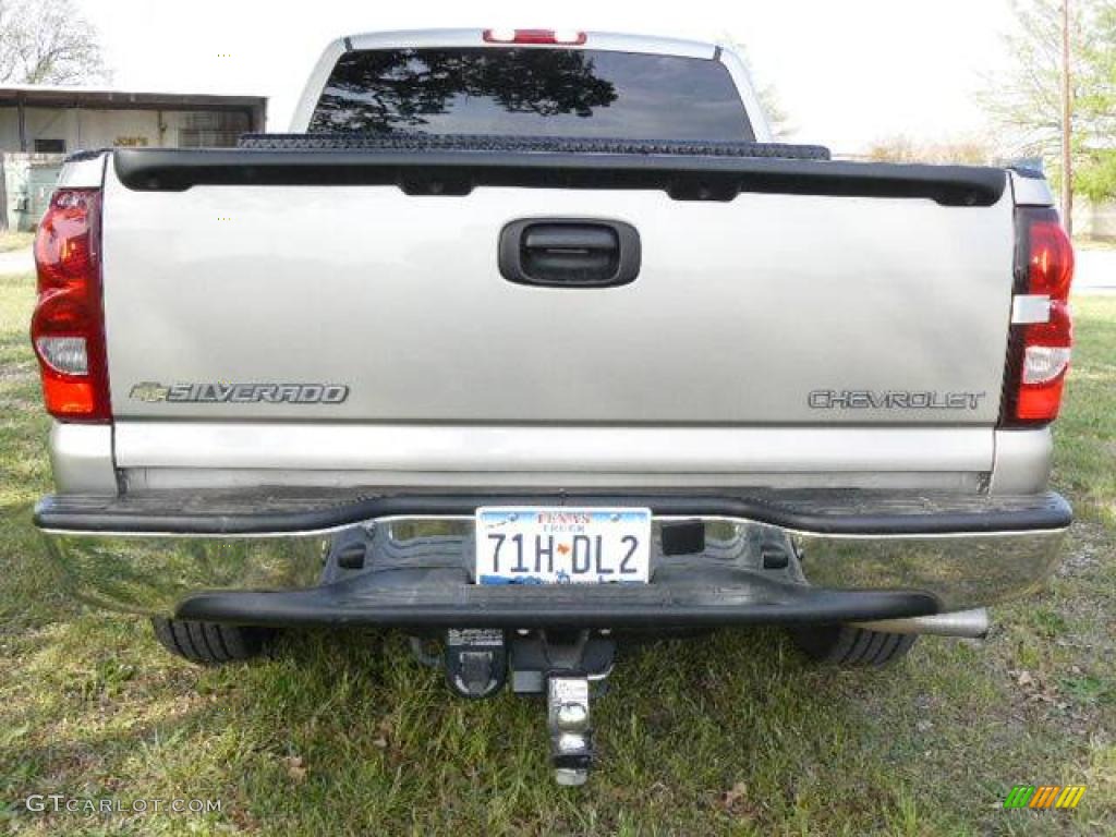 2003 Silverado 1500 LS Extended Cab - Light Pewter Metallic / Medium Gray photo #5