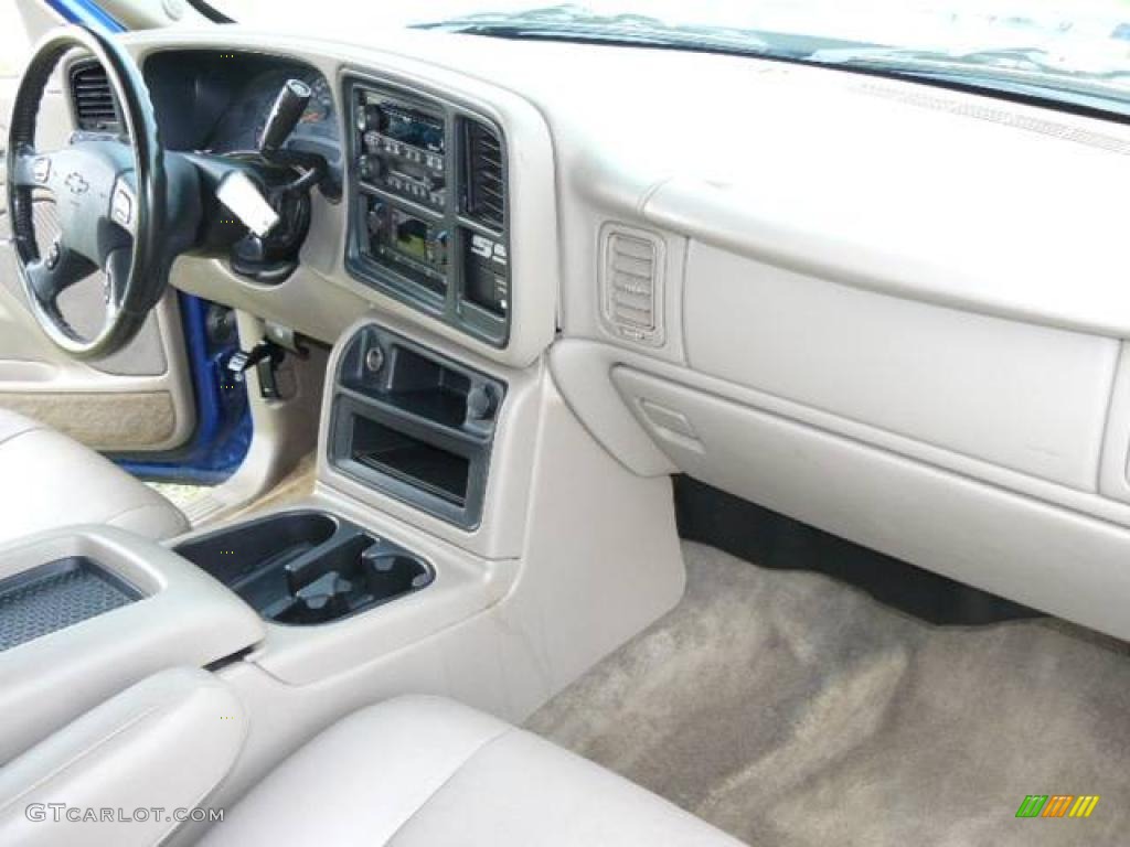 2003 Silverado 1500 LS Extended Cab - Arrival Blue Metallic / Tan photo #19