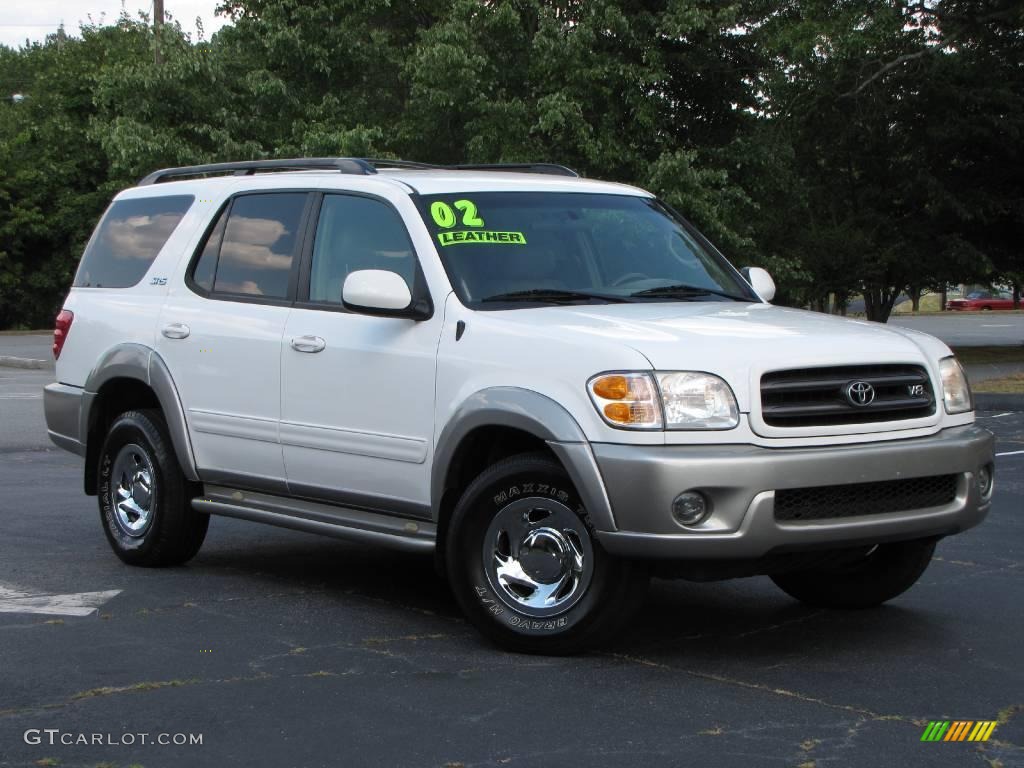 2002 Natural White Toyota Sequoia SR5 #15692014 | GTCarLot.com - Car ...