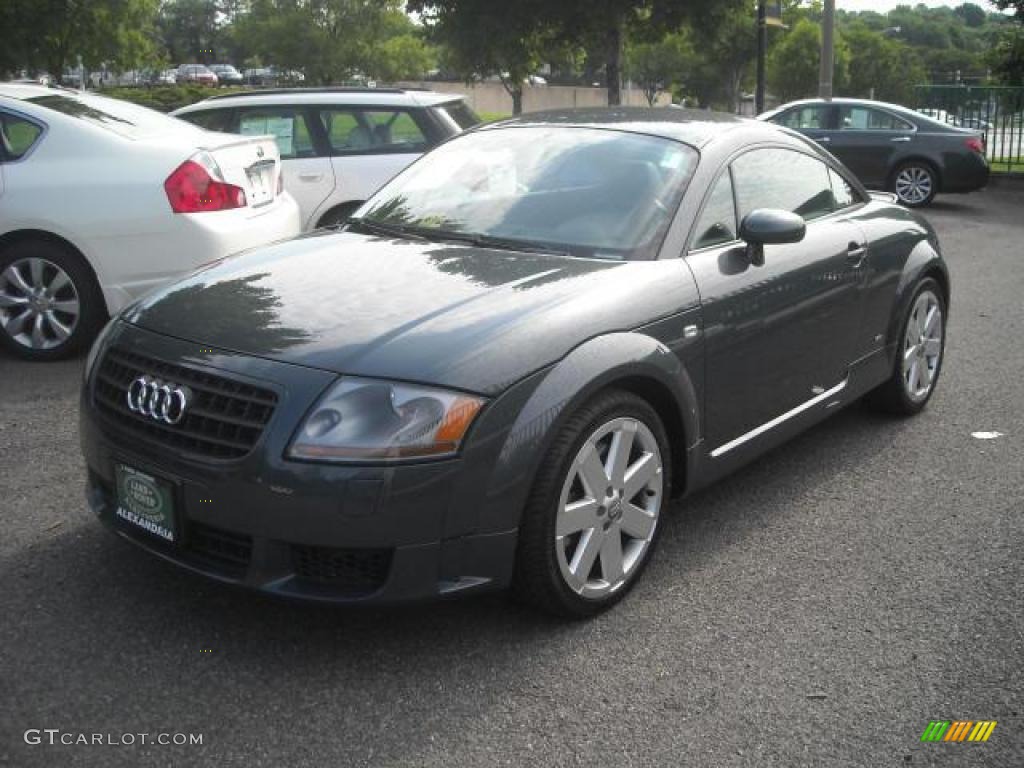 2006 TT 3.2 quattro Coupe - Dolomite Grey Pearl Effect / Ebony photo #1