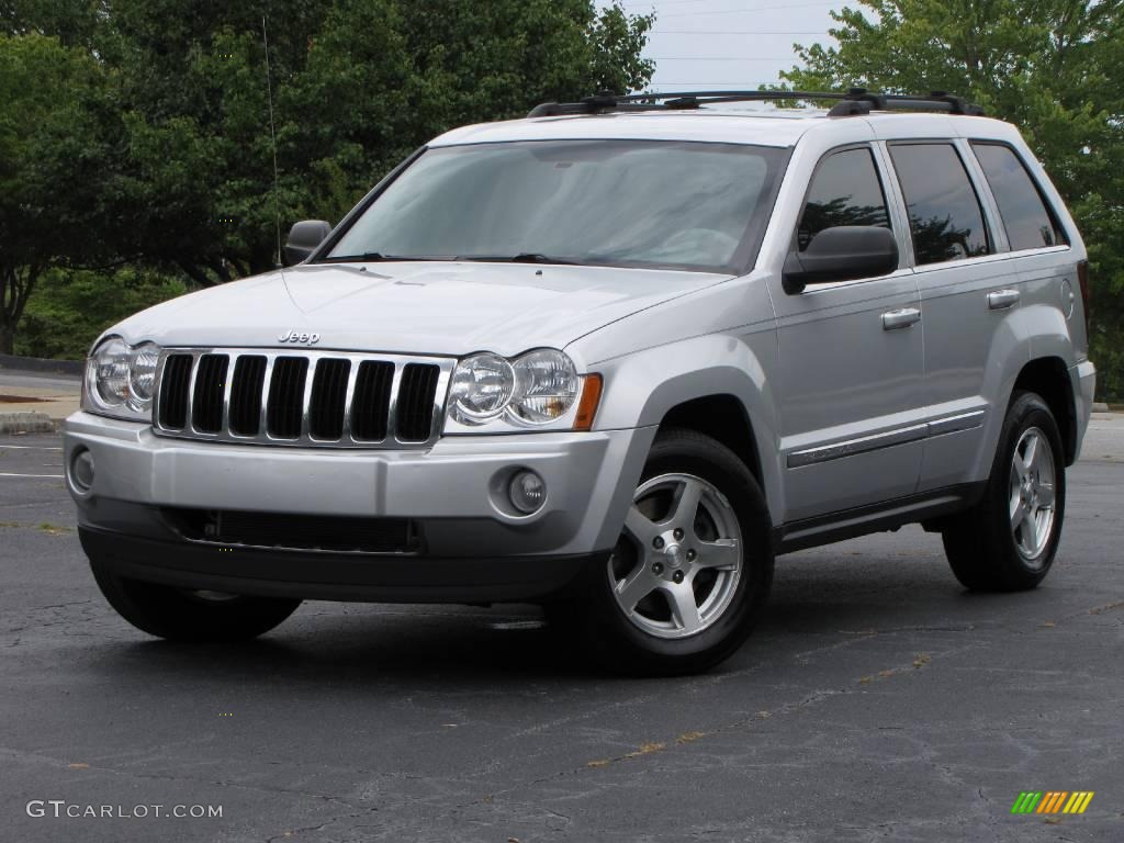 2005 Grand Cherokee Limited - Bright Silver Metallic / Dark Khaki/Light Graystone photo #2