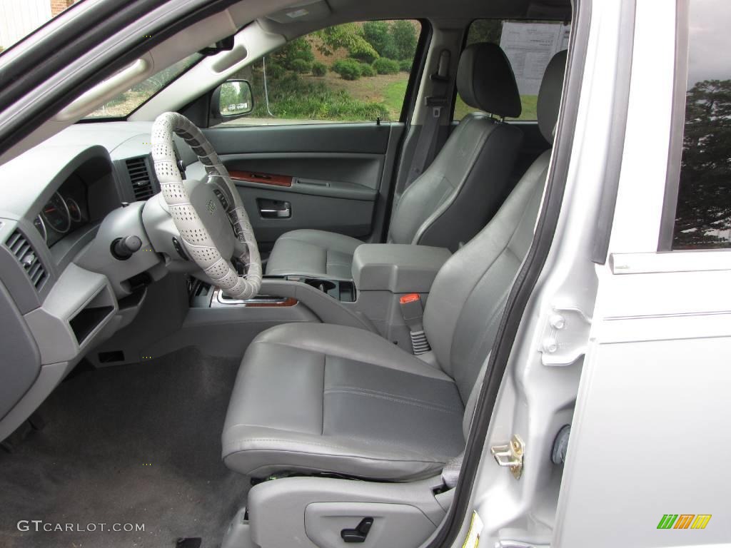 2005 Grand Cherokee Limited - Bright Silver Metallic / Dark Khaki/Light Graystone photo #6