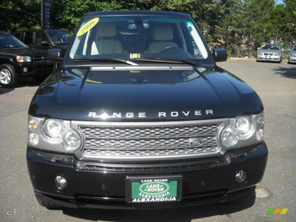 2006 Range Rover Supercharged - Java Black Pearl / Sand/Jet photo #5