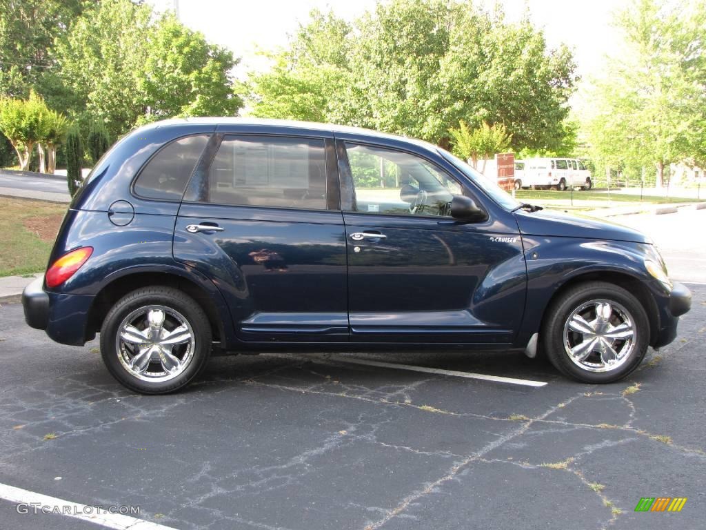 2001 PT Cruiser Limited - Patriot Blue Pearl / Gray photo #13