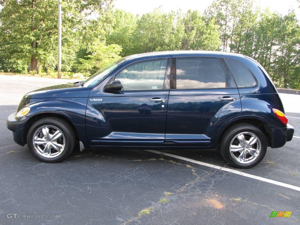 2001 PT Cruiser Limited - Patriot Blue Pearl / Gray photo #14