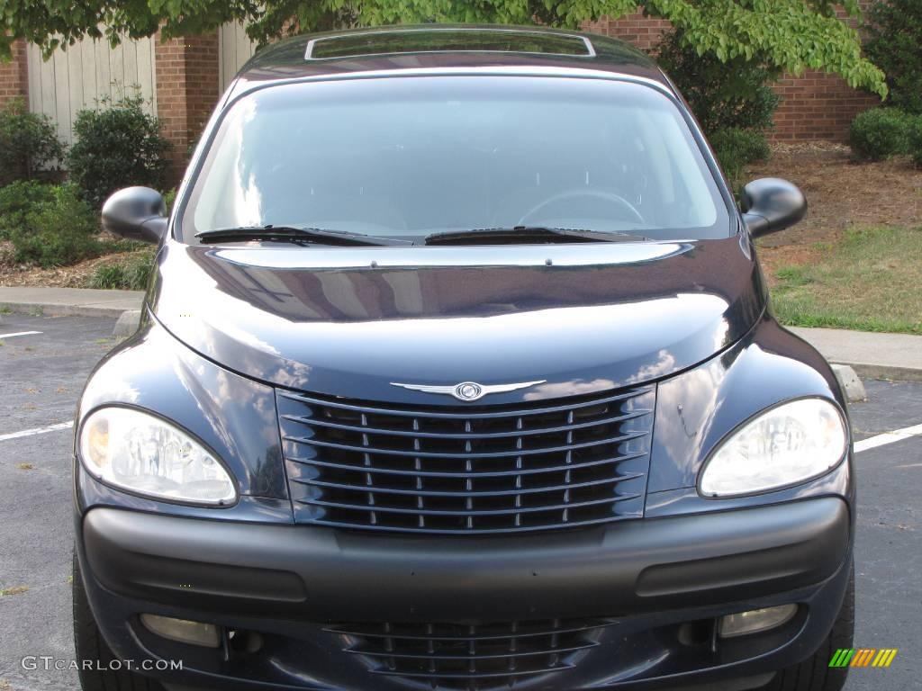 2001 PT Cruiser Limited - Patriot Blue Pearl / Gray photo #15