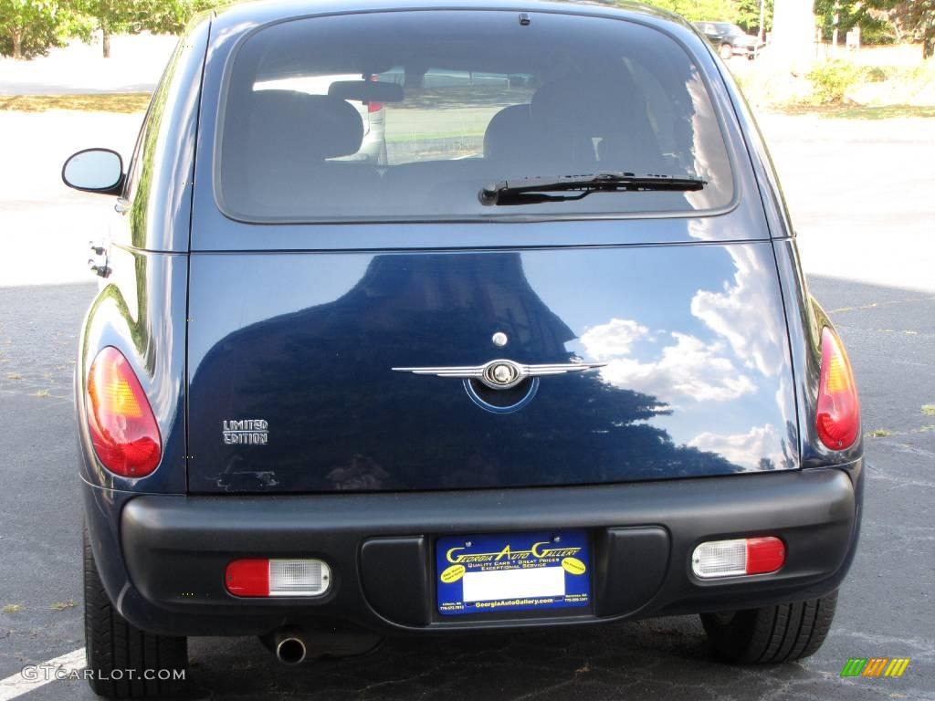 2001 PT Cruiser Limited - Patriot Blue Pearl / Gray photo #16