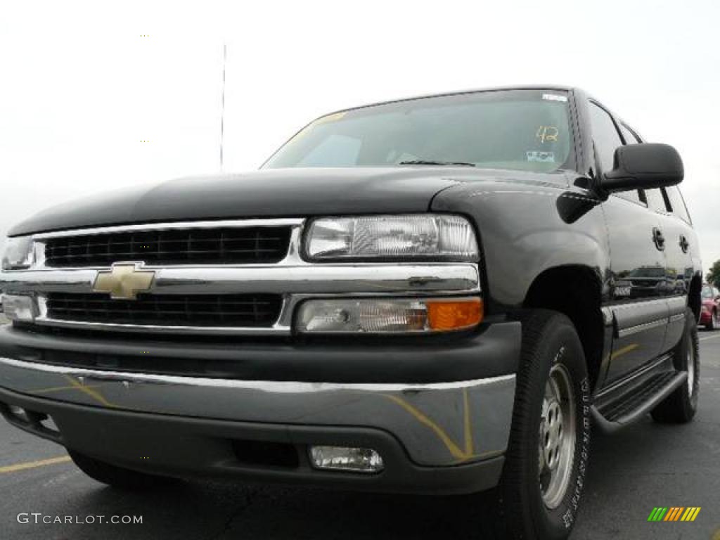 2003 Tahoe LS - Black / Tan/Neutral photo #1