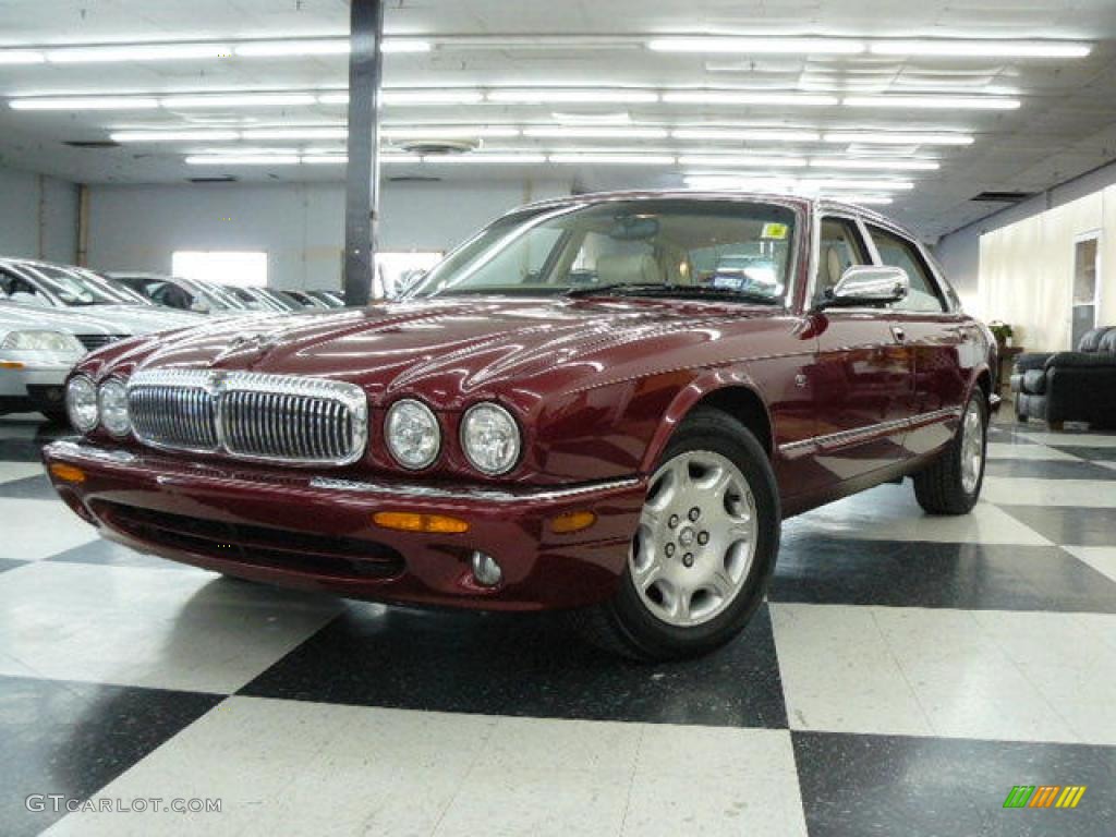 Carnival Red Metallic Jaguar XJ