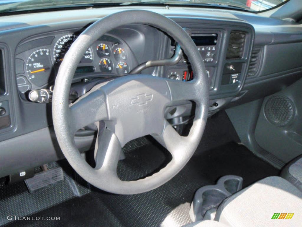 2004 Silverado 1500 Regular Cab - Arrival Blue Metallic / Medium Gray photo #4