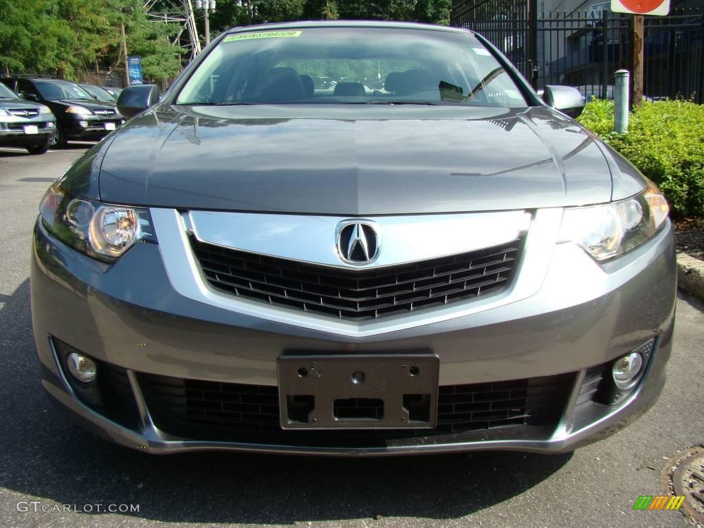 2009 TSX Sedan - Polished Metal Metallic / Ebony photo #2