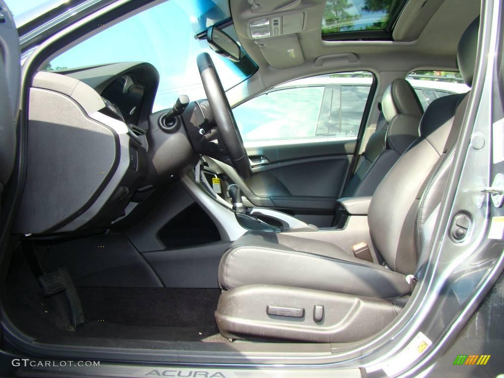 2009 TSX Sedan - Polished Metal Metallic / Ebony photo #9