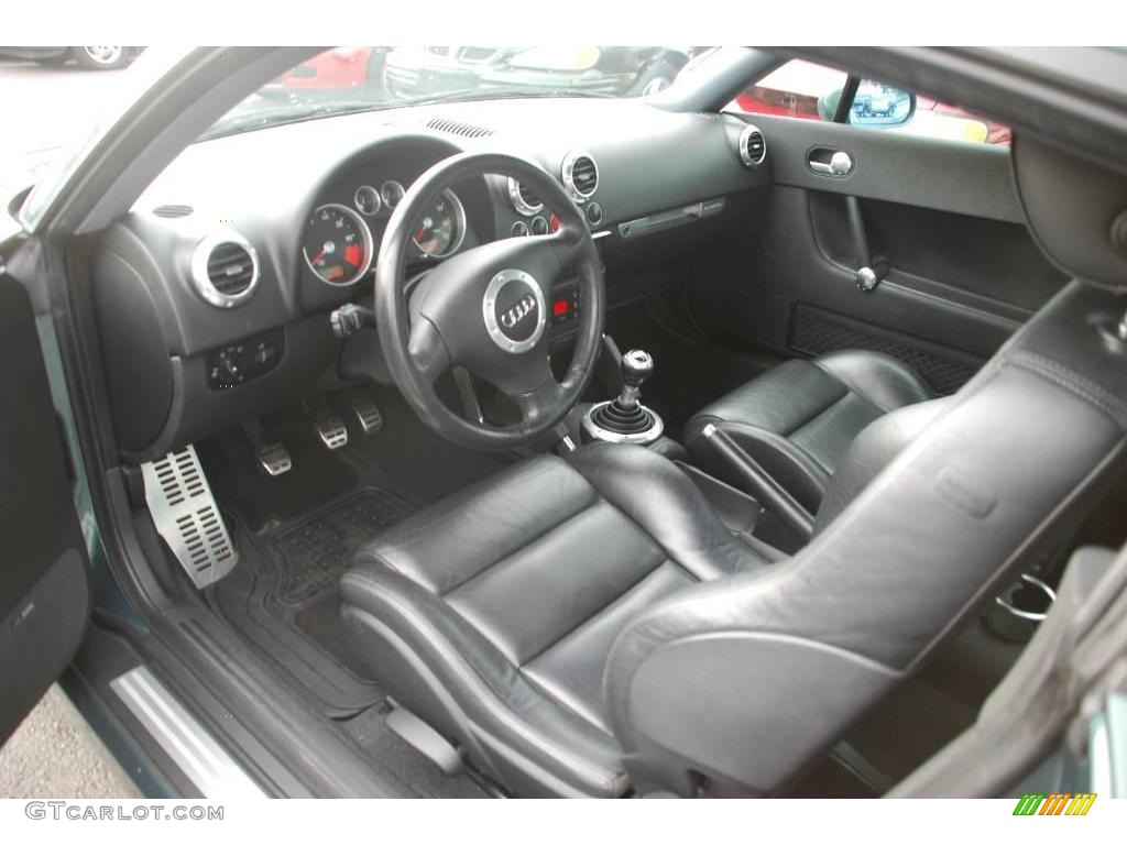 2001 TT 1.8T quattro Coupe - Desert Green Pearl / Ebony Black photo #15