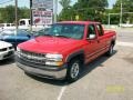 2001 Victory Red Chevrolet Silverado 1500 LS Extended Cab  photo #8