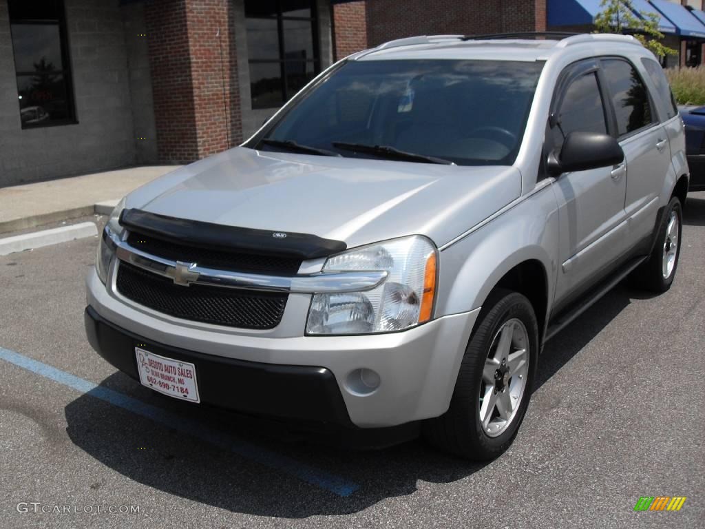 2005 Equinox LT AWD - Galaxy Silver Metallic / Light Gray photo #2