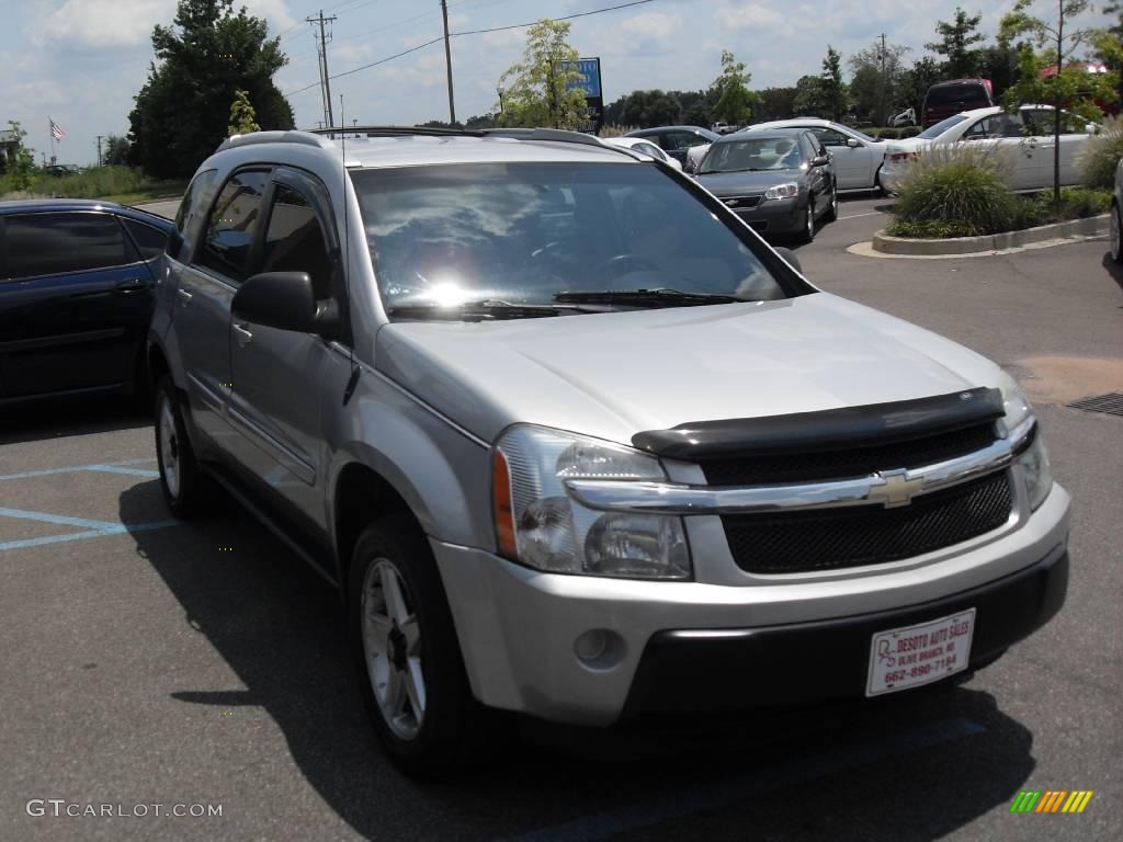 2005 Equinox LT AWD - Galaxy Silver Metallic / Light Gray photo #4