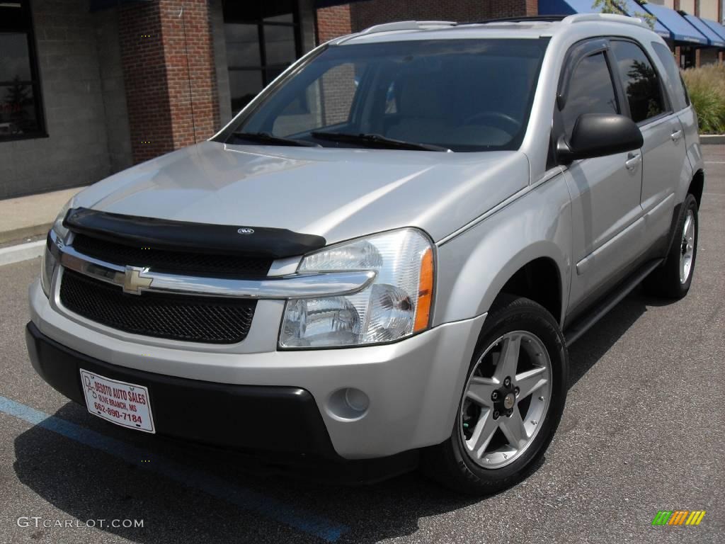 2005 Equinox LT AWD - Galaxy Silver Metallic / Light Gray photo #10