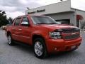 2009 Inferno Orange Metallic Chevrolet Avalanche LTZ  photo #1