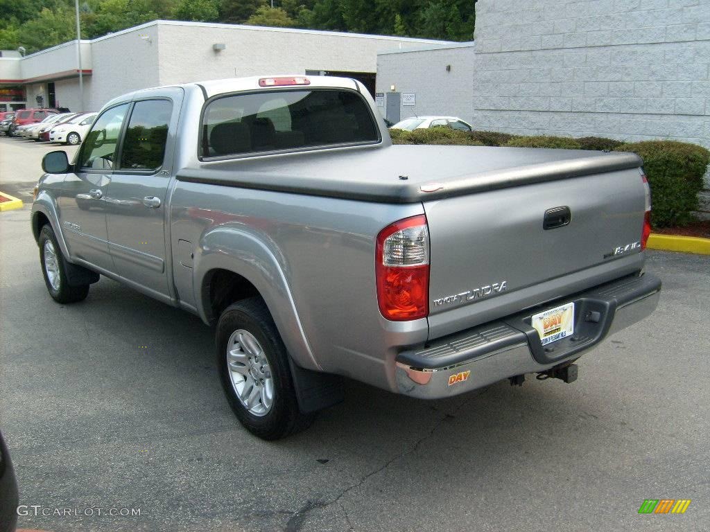 2005 Tundra SR5 Double Cab 4x4 - Silver Sky Metallic / Light Charcoal photo #3