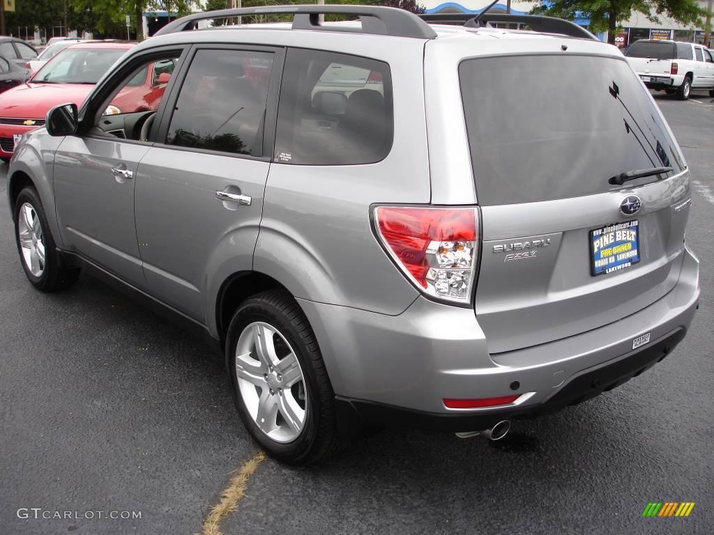 2009 Forester 2.5 X Limited - Steel Silver Metallic / Platinum photo #5