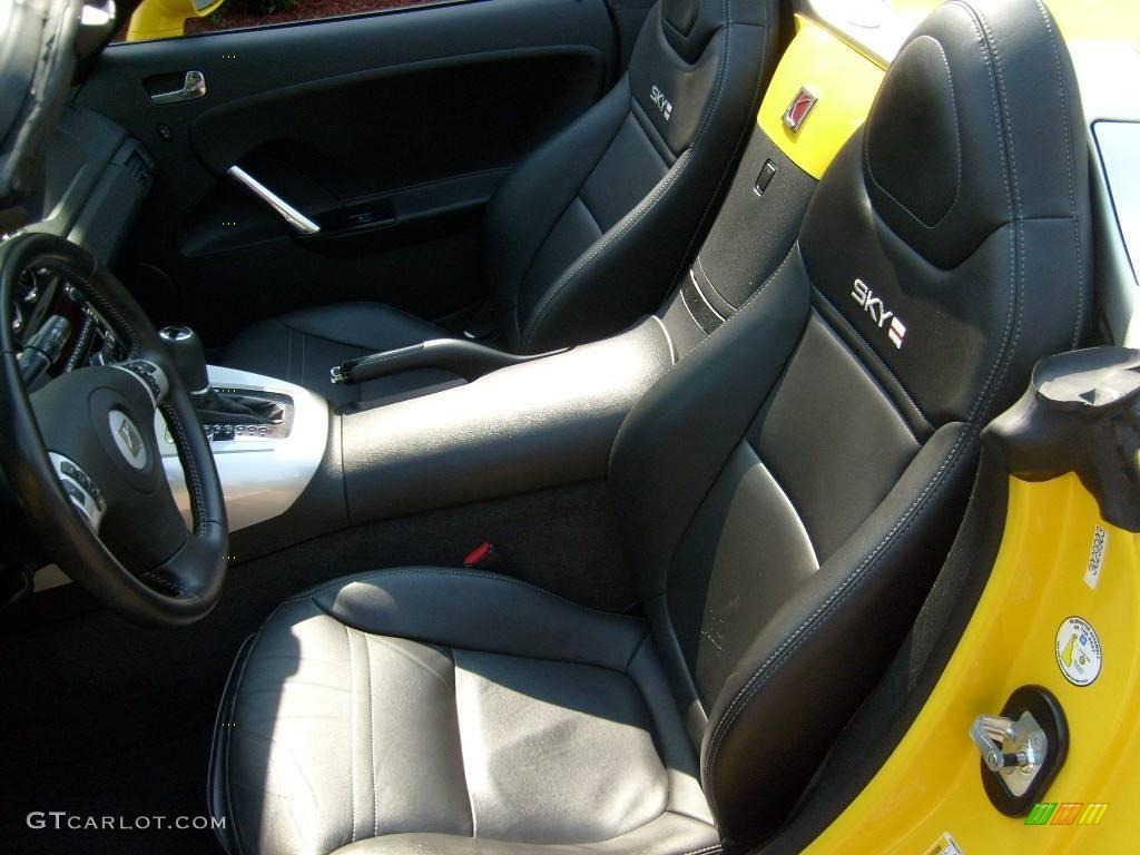 2007 Sky Red Line Roadster - Sunburst Yellow / Black photo #11