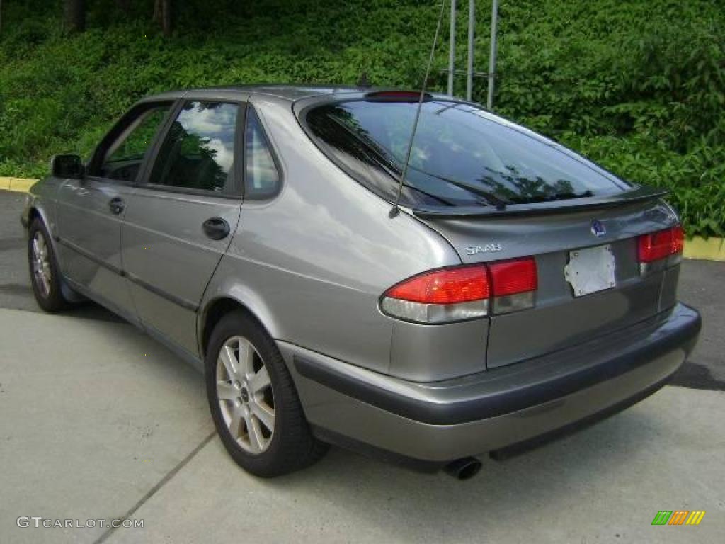 2001 9-3 Sedan - Steel Gray Metallic / Medium Gray photo #6