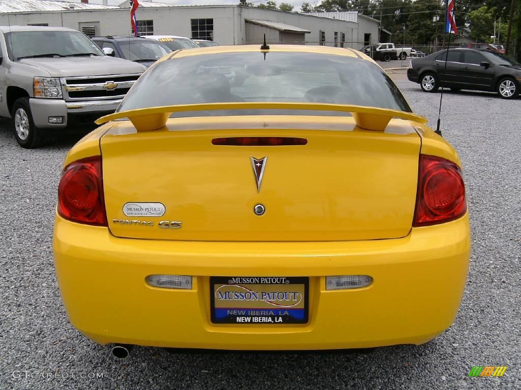 2009 G5  - Competition Yellow / Ebony photo #4