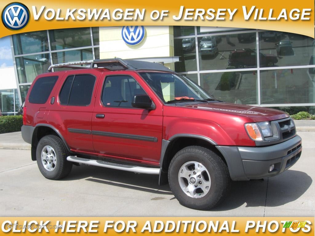 2001 Xterra XE V6 - Salsa Red Metallic / Dusk Gray photo #21