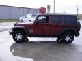 2007 Red Rock Crystal Pearl Jeep Wrangler Unlimited X  photo #2
