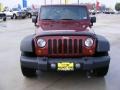 2007 Red Rock Crystal Pearl Jeep Wrangler Unlimited X  photo #3