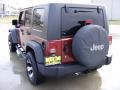 2007 Red Rock Crystal Pearl Jeep Wrangler Unlimited X  photo #8