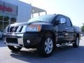 2009 Galaxy Black Nissan Titan LE Crew Cab  photo #2