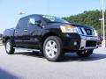 2009 Galaxy Black Nissan Titan LE Crew Cab  photo #4