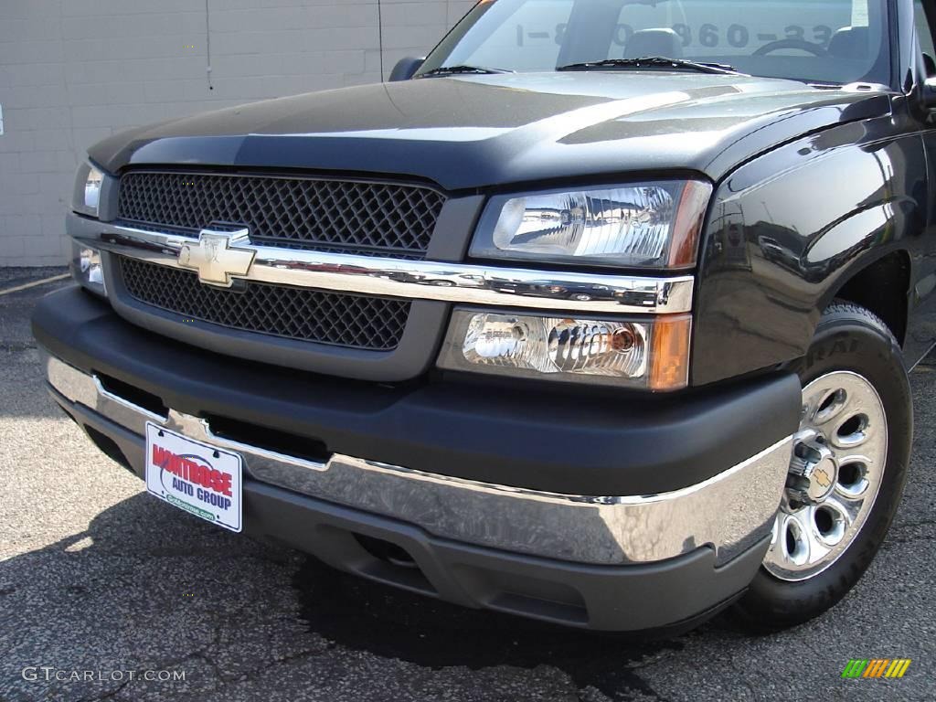 2005 Silverado 1500 Regular Cab - Black / Dark Charcoal photo #8