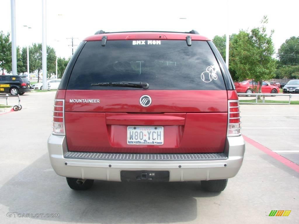 2003 Mountaineer Convenience - Vivid Red Metallic / Medium Dark Parchment photo #4