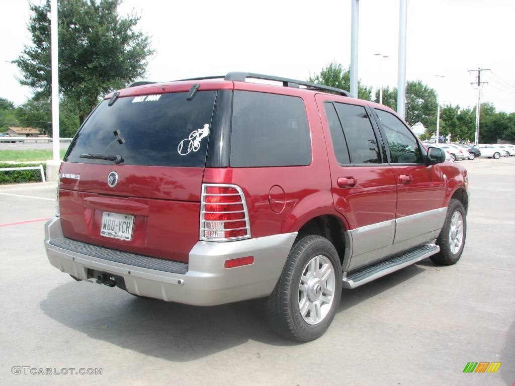 2003 Mountaineer Convenience - Vivid Red Metallic / Medium Dark Parchment photo #5