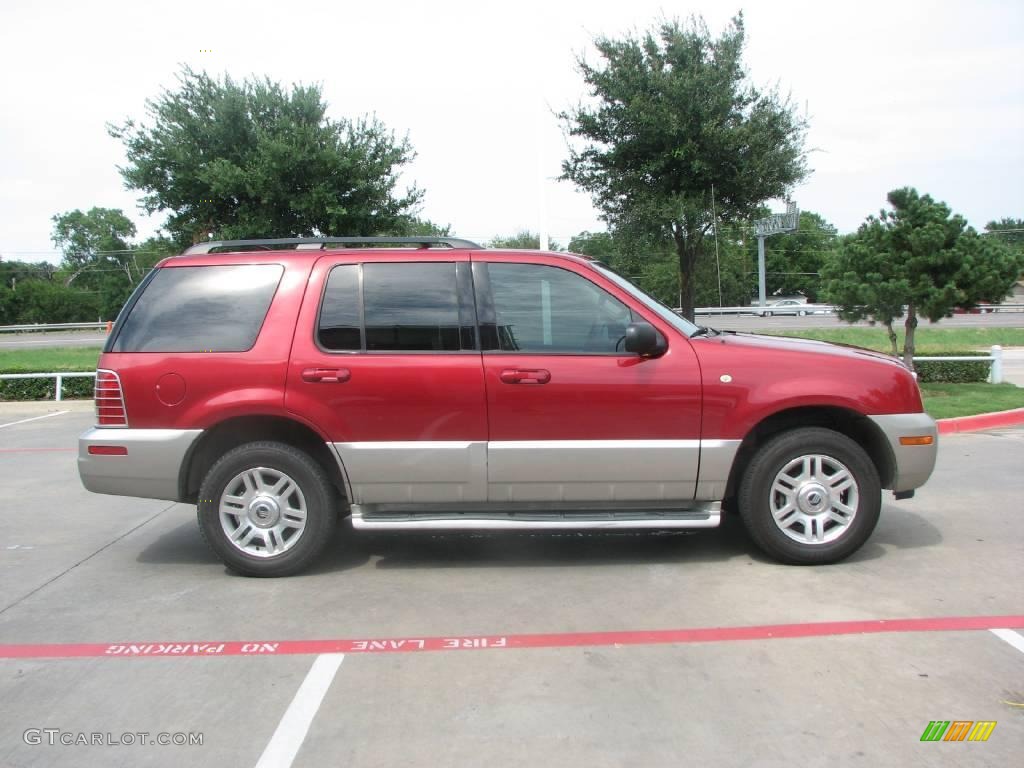 2003 Mountaineer Convenience - Vivid Red Metallic / Medium Dark Parchment photo #6