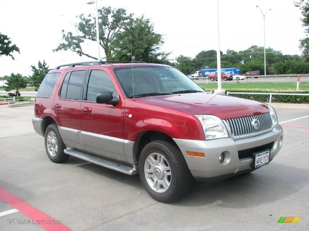 2003 Mountaineer Convenience - Vivid Red Metallic / Medium Dark Parchment photo #7